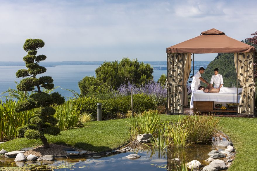 spa Gazebo in Lefay Zen Garden